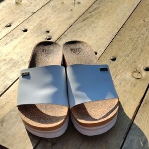 Reef Cushion Scout Hi Natural Sandal Size 9